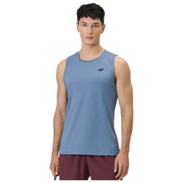 4F ΑΝΔΡΙΚΗ ΑΜΑΝΙΚΗ ΜΠΛΟΥΖΑ DENIM 4FWSS26TFSLM0744-32S